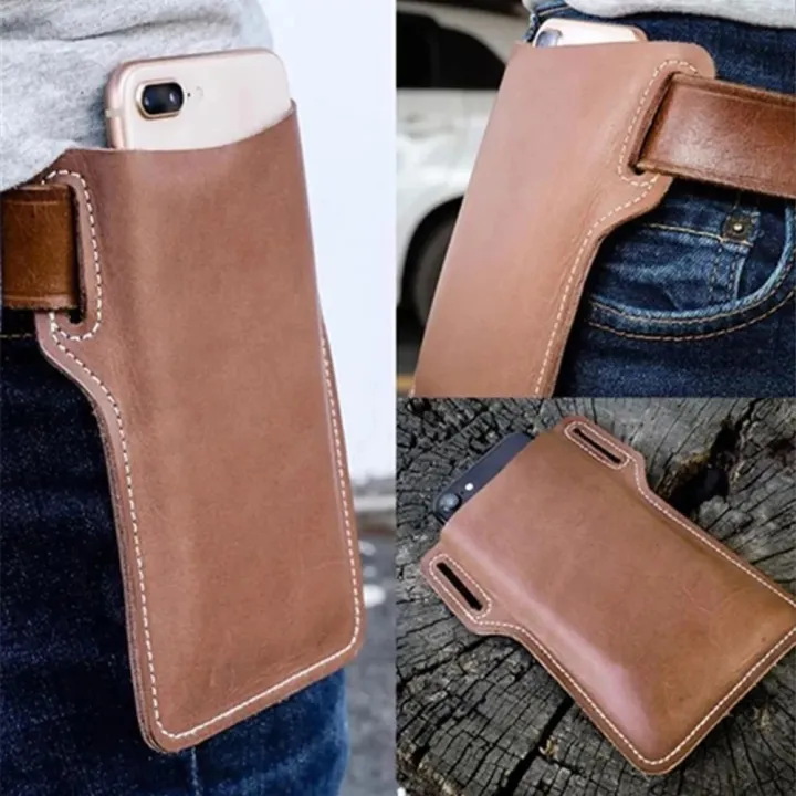 Phone%20Case%20Holster%20Cellphone%20Loop%20Holster%20Belt%20Waist%20Bag%20Props%20Leather%20Purse%20Phone%20Wallet%20Running%20Pouch%20Travel%20Camping%20Bags%20-%20Image%202