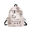 Japanese Pacha Dog Girl School Bag Korean Version Junior High School Student Backpack High Capacity Printed College Style Backpa. 