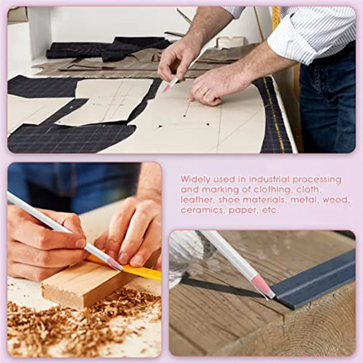 48%20Pcs%20White%20Chalk%20Pencils%20White%20Erasable%20Pencils%20White%20Sewing%20Mark%20Pencil%20Fabric%20White%20Chalk%20Markers%20Industrial%20-%20Image%206