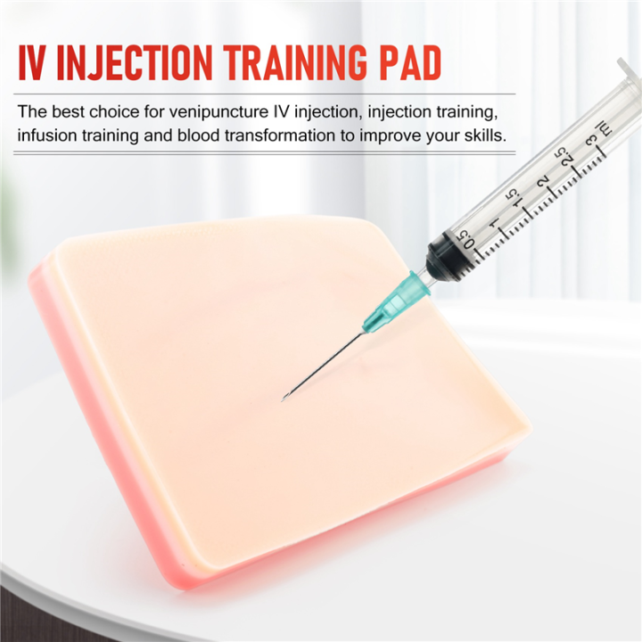 Iv%20Injection%20Training%20Pad%20Model,%20Silicone%20Human%20Skin%20Suture%20Training%20Model,%20Injection%20Practice%20Pad,%204%20Veins%20Imbedded%20-%20Image%203