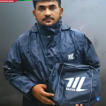 BAN 100% Waterproof Raincoat Suit for Bikers With Trouser and Carrying Bag. 