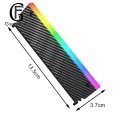 Ddr Memory Cooler Rgb Ram Heatsink Cooler for Ddr2 Ddr3 Ddr4 Ddr5 Desktop Memory Module Sync Compatible Pc Accessories 5v 3pin Argb Heatsink. 