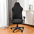 Elastic Fleece Jacquard Gaming Chair Cover Stretch Dustproof Seat Protect Cover Dustproof Office Computer Chair Cover. 