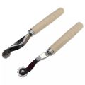 Tracing wheel wooden handle, toothed metal wheel, extra sharp (1 pc). 