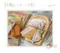 Momo Memory Post Office Series Material Pack Retro Receipt Plant Butterfly Text Label Notebook Collage Decoration. 