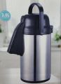 Kiam 3303 PUMP VACUUM FLASK 3 Liter Capacity  Stainless Steel high quality  FLASK - Can keep warm for 10-15 hours. 