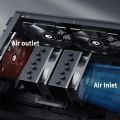 ID-COOLING XF-120-K PC Cooling Case Fan 700-1800RPM 4Pin PWM for Computer CPU Water Cooling and Air Cooling.
