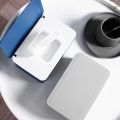 Mask Storage Box Multifunctional Dustproof Tissue Storage Box Case Wet Wipes Dispenser Holder with Lid for Face Cover.