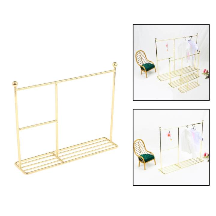 Metal%20Doll%20Dress%20Rack%20Hangers%20Doll%20Furniture%20Accessories%20Clothes%20Drying%20Laundry%20Rack%20for%201/6%201/8%201/12%20BJD%20Dolls%20Coat%20Dress%20Garment%20Hangers%20-%20Image%205