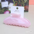 Korean Style Marble Hair Claw Clip for Women Smooth Glossy Hair Accessories Kakra 11 CM. 