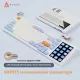 Ajazz AKP815 Wired Gaming Mechanical Keyboard RGB 81Key+ Color Screen Layout Multilingual layout. 