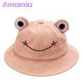Amamia Fisherman Hat Wide Brim Cute Frog.