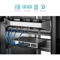 1U Server Rack Shelf Universal Vented Rack Mount Cantilever Tray for 19 Cabinet.