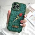 FELMYST Casing Case For Vivo S1 Pro Fashion Rose Flower Gemstone Ornament Brand JADIOR Gem Soft Silicone Fabric Phone Case Full Cover Camera Protection Cases Shockproof Back Cover Phone Casing Softcase For Girls. 