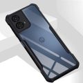 TheGiftKart Shockproof Crystal Clear Back Cover Case for Motorola Moto G24 Power | 360 Degree Protection | Protective Design | Transparent Back Cover Case for Moto G24 Power (PC & TPU, Black Bumper). 