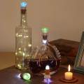 USB Wine Bottle Lights - 2 PCs Creative Stylish Diamond Shaped Head Copper String Cork Lights with Colorful Changing for DIY Party Christmas HalloweenWedding Decoration(Warm White). 