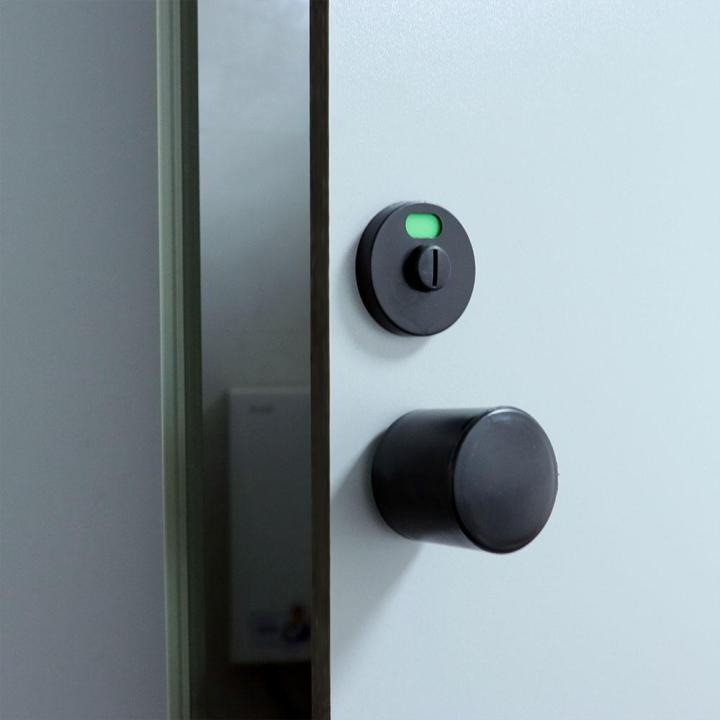 2PCS%20Partition%20Door%20Black%20Bathroom%20Handle%20Partition%20Handle%20Knob%20Plastic%20-%20Image%204