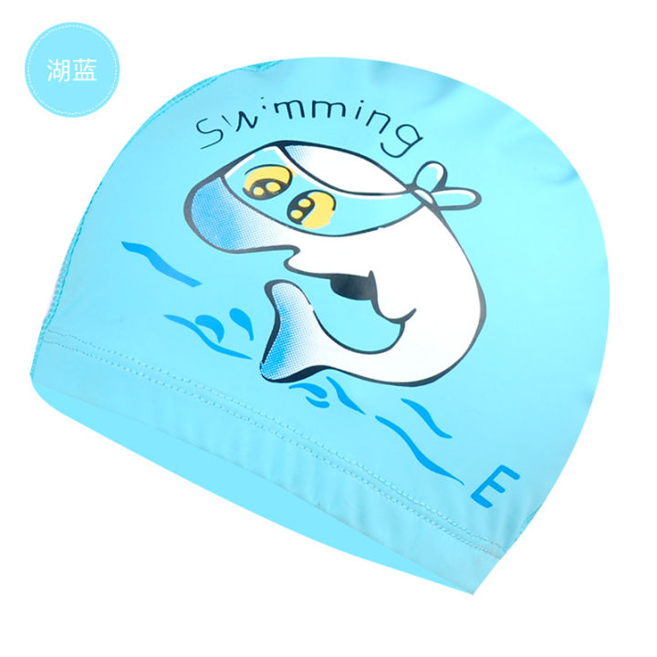 Four-sided%20high-grade%20children's%20PU%20coating%20cartoon%20swimming%20cap%20children's%20swimming%20cap%20waterproof%20ear%20protector%20PU%20cap%20dolphin%20pattern%20batch%20-%20Image%203