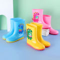 Children's rain boots, rain boots, boys, girls, cartoon anti-slip, big children, water shoes, overshoes, cute baby, waterproof rubber shoes, summer.