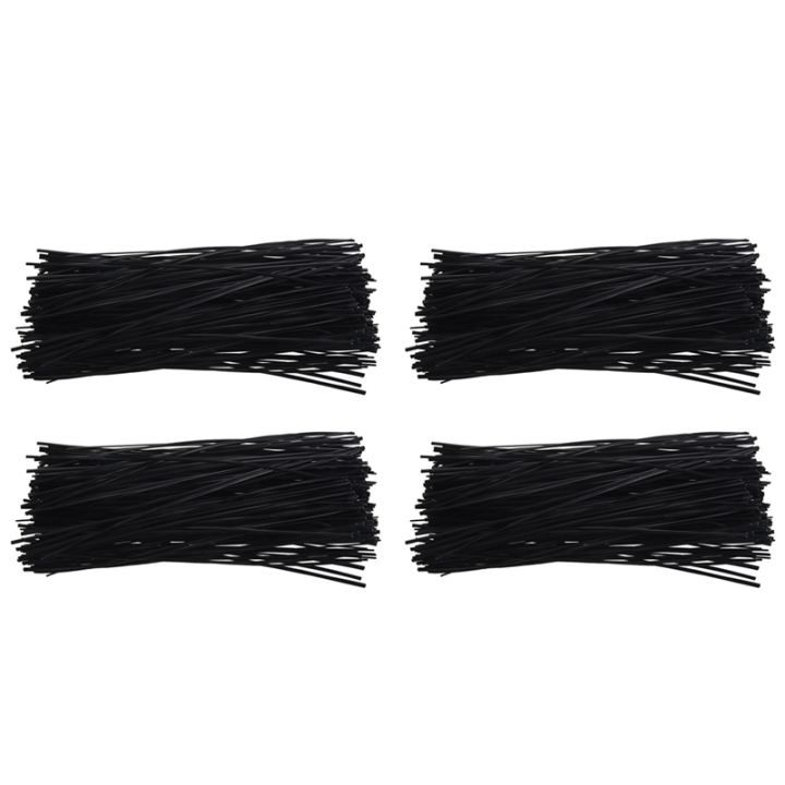 800Pcs Plastic Package Reusable Twist Ties Cable Fasteners 150mm
