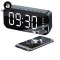 A18 Portable Wireless Speaker Clock Stereo Speaker With LED Screen FM Radio Dual Alarm Clock For Indoor Outdoor Travelling.