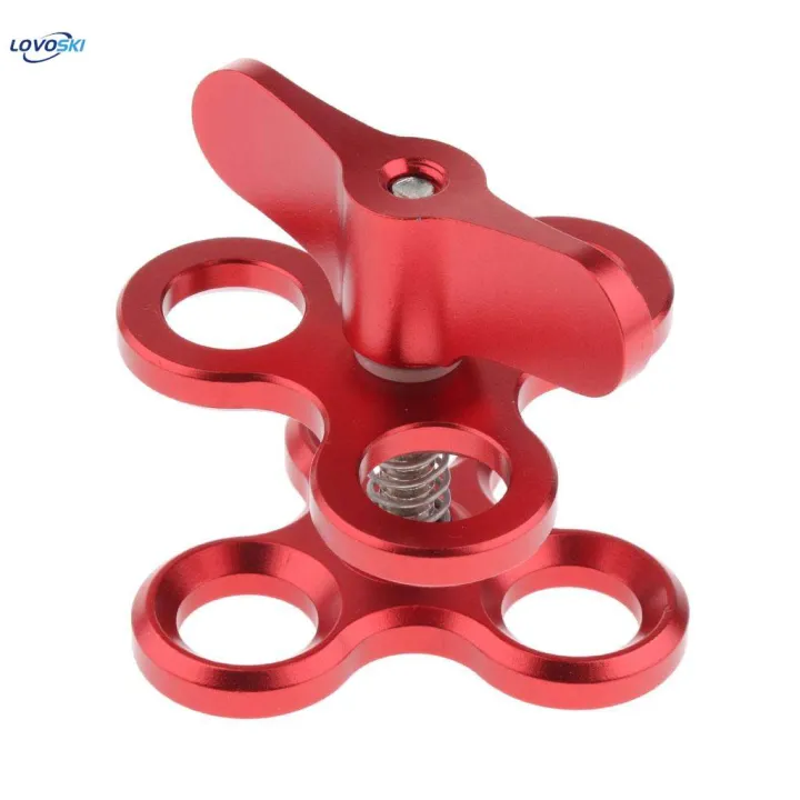 2pc%20Diving%20Ball%20Butterfly%20Clip%20Arm%20Triple%20Clamp%20Mount%20Ball%20Adapter%20for%20-%20Image%204