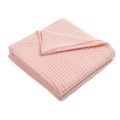 3D Grid Knitted Solid Sofa Throw Blanket, Checked Couch Blanket for All Seasons,Waffle Grain Bed Runner, Bed Cover Blanket. 