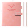 Extra-thick Wax-feeling Leather A5 Log Notebook Daily Office Work Notebook Notebook Diary School Supplies. 