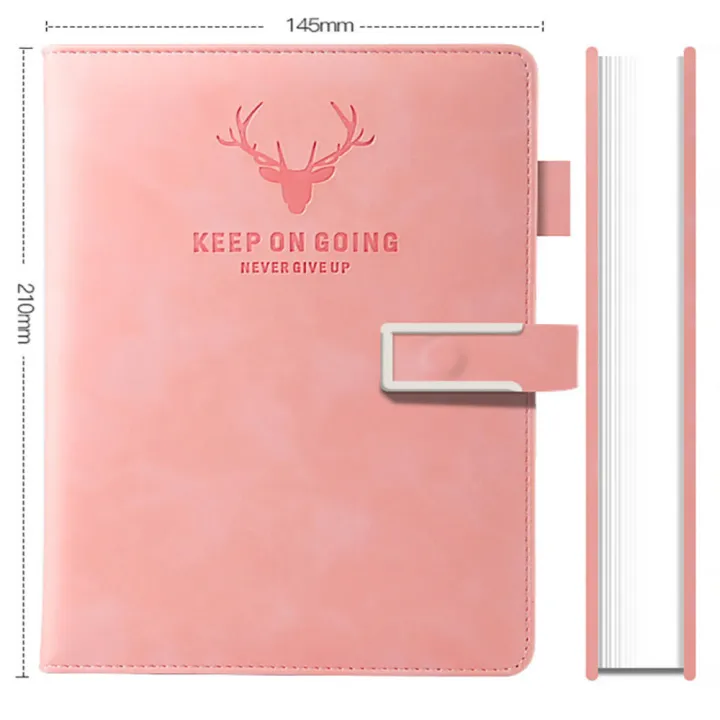 Notebook%20Diary%20School%20Supplies%20Extra-thick%20Wax-feeling%20Leather%20A5%20Log%20Notebook%20Daily%20Office%20Work%20Notebook%20-%20Image%202