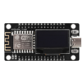 NodeMCU ESP8266 Development Board with 0.96Inch OLED Display CH340 ESP-12E WiFi Module Micro-USB for Micropython. 