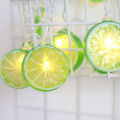 2M 10 LED Lemon Slice Decorative Light String / Net Red Light / Ins Style Room Decoration Wedding Party Home Decoration LED String. 