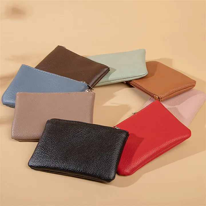 Litchi%20Pattern%20Coin%20Purse%20Women%20PU%20Leather%20Zipper%20Wallet%20Card%20Holder%20Storage%20Bag%20GJCUTE%20-%20Image%203