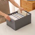 9-Grid Closet Organizer Box – Foldable Drawer Divider for Clothes, Underwear & Accessories Storage. 