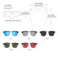 GCV Handmade Classic Leading Par Wooden Sunglasses Men Women Polarized UV400 Protection Semi-Rimless Retro Eyewear Oculos Party. 