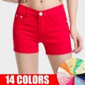 KarSaNy White Jean Shorts Women Summer Elastic Mini Short Pants Female Casual Shorts Women Denim Short Jeans Women's Summer. 