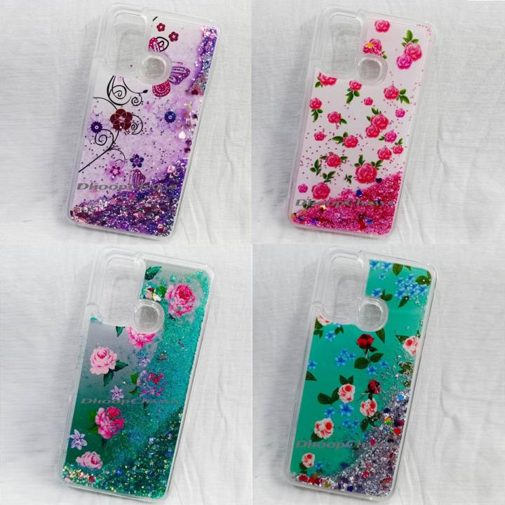 VIVO Y30 / VIVO Y50 - Unique Design Liquid 3D Glitter Floating Soft TPU Clear Case Cover