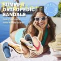 Summer Orthopedic Sandals Women Slippers Home Shoes Casual Female Slides Flip Flop For Chausson Femme Plus Size Flat Outdoor.