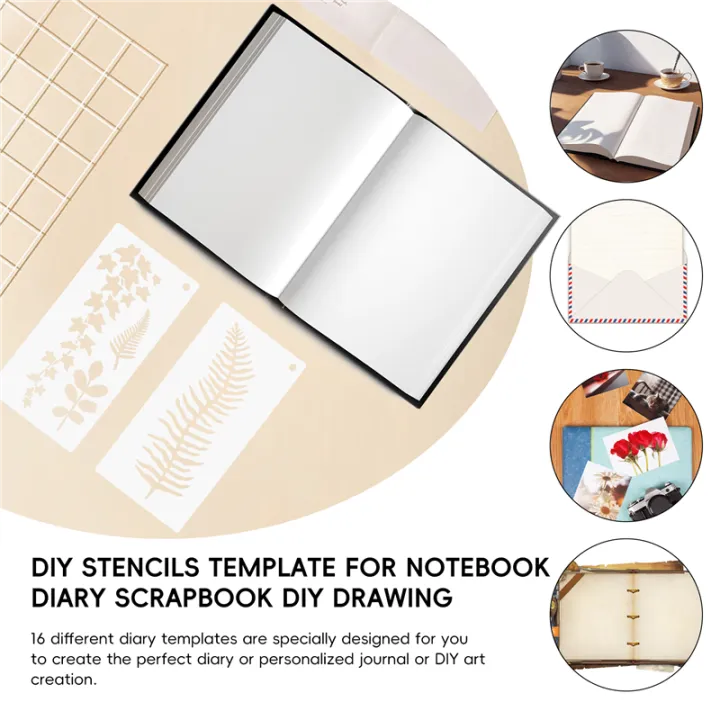 16%20Pieces%20Leaves%20Stencil%20Reusable%20Sheet%20Painting%20Stencil%20Wall%20Stencil%20-%20Image%205