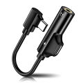 USB C DAC Adapter 2 In 1 Type C To 3.5 Earphone Adapter Audio Type-c Mystic. 