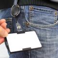 Badge Reel for ID Card Holder -Black.