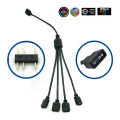 Motherboard RGB Connector 1 To 1 2 3 4 5 5V 3Pin ARGB/12V 4Pin Sync RGB HUB Wire Splitter Extension Cable For ASUS GIGABYTE MSI. 