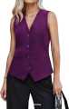 Ladies Smart Fit Sleeveless Office Suit Vest. 