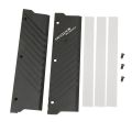 Memory RAM Heat Sink MEO PMOAB G Aluminum Alloy Memory RAM Cooler DDR5 Heatsink for Computer Water Cooling System Black. 