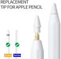 Replacement Pencil Tips for Apple Pencil 1st 2nd Generation iPencil Smooth Spare Nibs for iPad Pro Pencil 1/2 Stylus Fine Nib.
