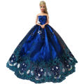 genuine case for Barbie doll clothes new authentic clothing fashion apparel accessories dress dream wedding dress princess dress Luhuai CVC.