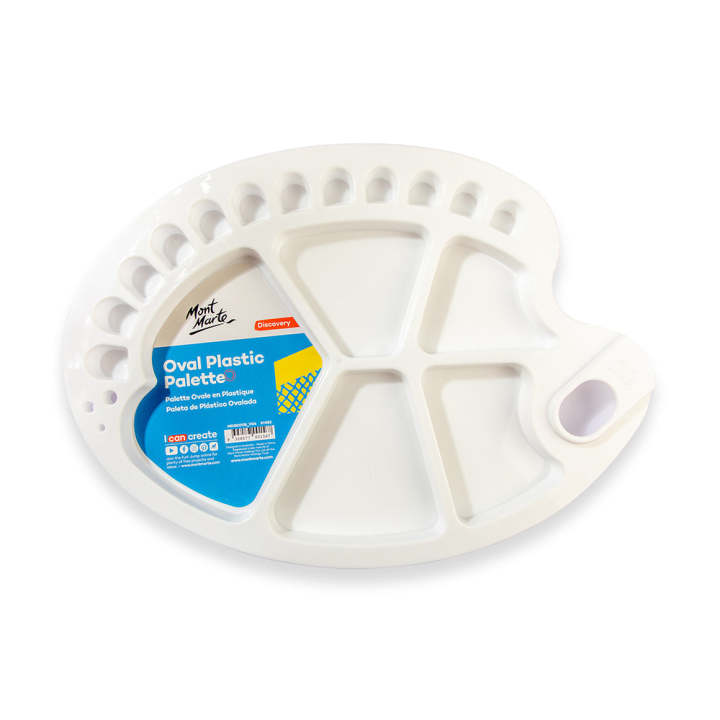 Mont Marte Oval Plastic Palette 34*25cm