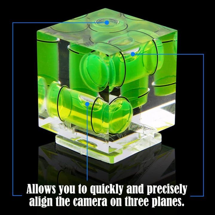 Triple%203%20Axis%20Hot%20Shoe%20Bubble%20Spirit%20Level%20Compatible%20for%20DSLR%20Camera%20(2%20Pack)%20-%20Image%206