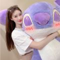 Disney Anime Cartoon Purple Stitch Kawaii Plush Doll Girl Room Pillow Girlfriend Valentine's Day Birthday Gift Doll 8 in Pendant. 