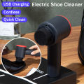 Electric Shoe Shine Machine,Portable Automatic Washing Shoe Brush,Shoe Cleaner Brush,Polisher for Leather Wrapped Clothes Sofa. 