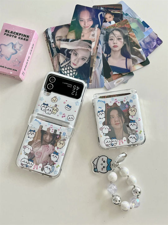 %E3%80%90NShisasN%E3%80%91Cute%20Cartoon%20Card%20Bag%20Clear%20Case%20With%20Chian%20For%20Samsung%20Galaxy%20Z%20Flip%205%204%203%20flip5%20flip4%20flip3%20Zflip4%20zflip5%205G%20Girl%20Lovely%20Cover%20-%20Image%204